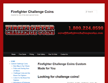 Tablet Screenshot of firefighterchallengecoins.com